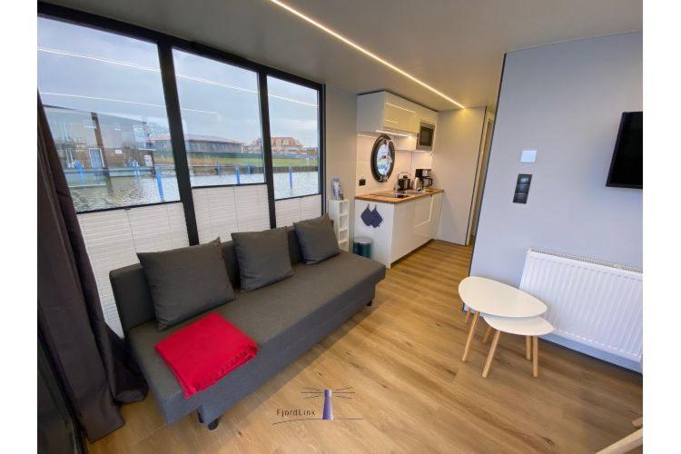Hausboot Fjord Vela Mit Biosauna In Барт Екстериор снимка